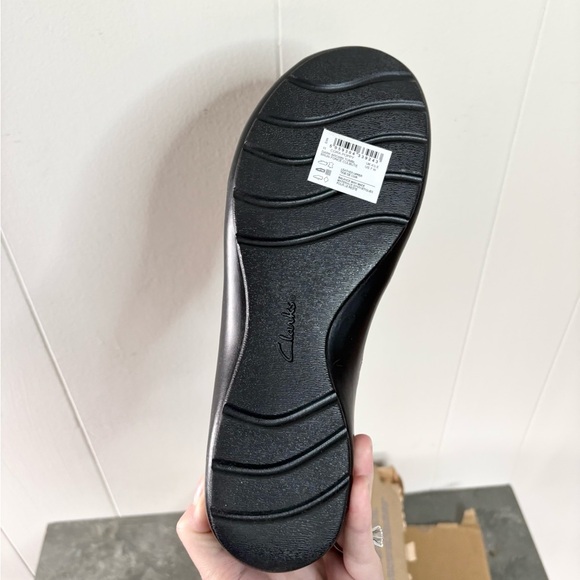 Clark’s Engla Cora Poppy leather brown women’s shoes size 7 wide - Picture 6 of 7